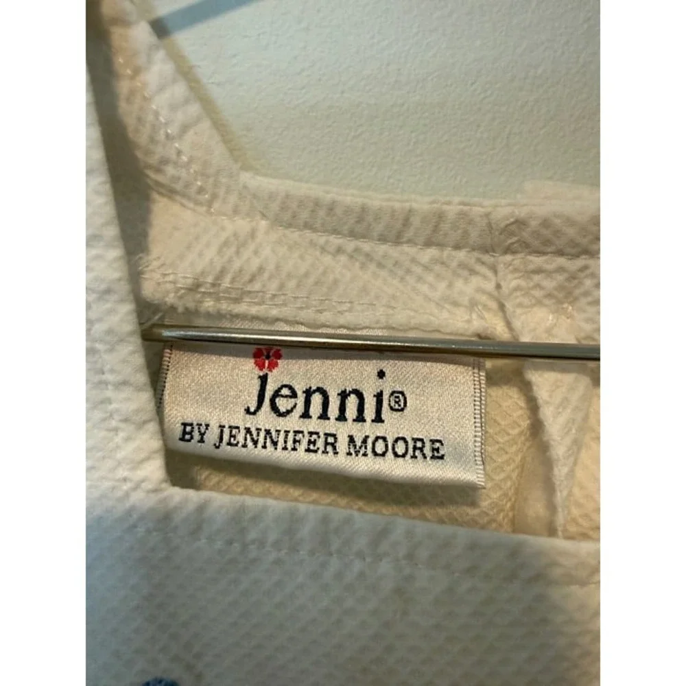 Jenni by Jennifer Moore Vintage 4T Cotton Seersucker Dress 1999